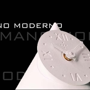 Paper Desk Clock – Italian Design, Numbered, Handmade, Modern Eco-Friendly Decor, Limited Edition
