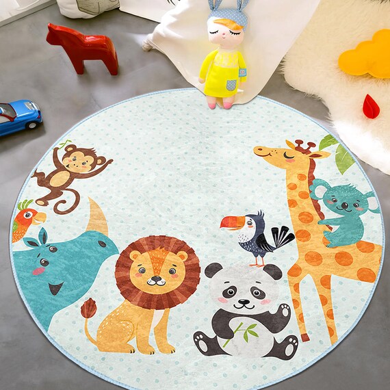Nuanchu 12 Pcs Kids Carpet Circle Seats For Classroom 16 Inch Round Floor Mat Kids Floor