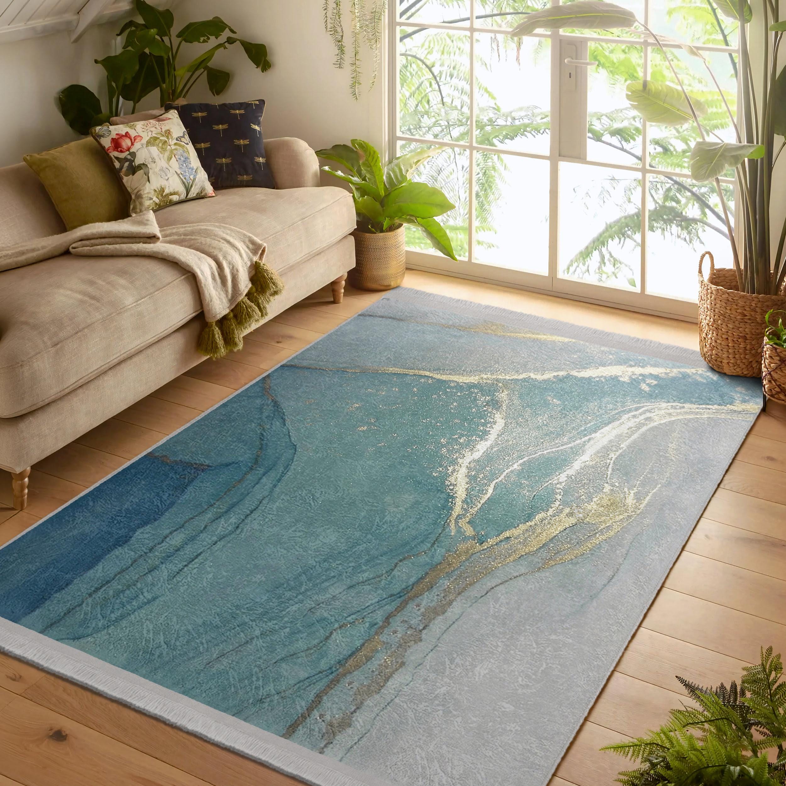 Vloerkleed, geruit, woonkamer, 180 x 270 cm, wasbaar tapijt, slaapkamer, zwart en wit, wollig, hoogpolig, antislip, geruite tapijt, modern schaakbord, groot tapijt voor woonkamer, kinderkamer