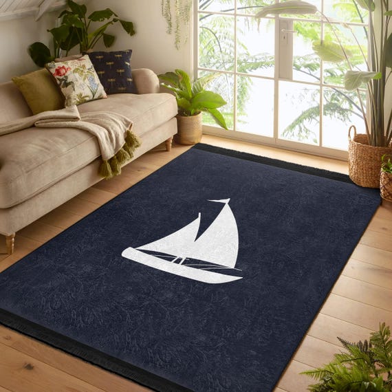 Nautical Rugs And Runners Nautical Runner Rug Etsy