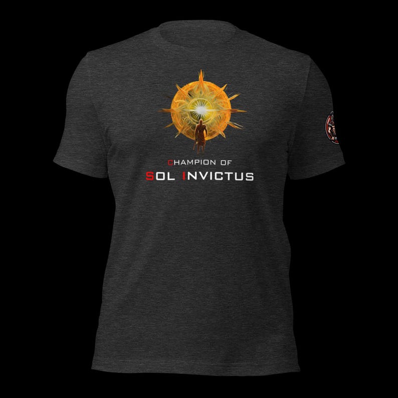 Invictus Graphics Sol Invictus T-shirt, Invincible Sun God Shirt, Ancient Rome T Shirt ...
