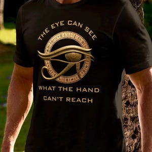 Eye of Horus T-Shirt | Ancient Egypt Tee | Egyptian Symbol Shirt | Eye of Ra Tee | Egyptology | Hieroglyphics | 100% Cotton