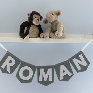 Felt Banner with Custom Lettering
