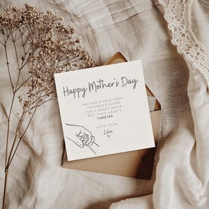 Tarjeta con poema para el Día de la Madre, tarjeta para el Día de la Madre, tarjeta personalizada para el Día de la Madre, para mamá, poema para mamá, regalo para mamá