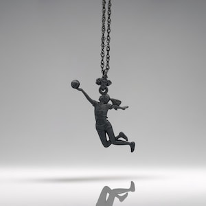 Gift for Volleyball Player – Oxidized 925 Silver Pendant for Women – Sports Jewelry for Girls, Coaches & Athletes – Necklace
