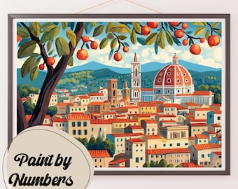 Tuscan Splendor Paint by Numbers Kit: Florence DIY Painting