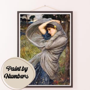 Paint by Numbers Kit for Adults: Windswept Grace, DIY Painting, Painting Art for Decor, Gift Ideas, Homemade Wall Art Decor