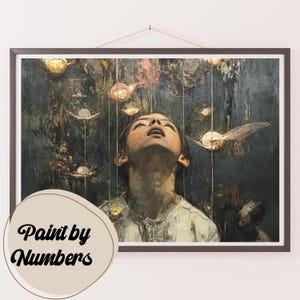 Paint by Numbers Kit for Adults: Enchanted Light, DIY Painting, Painting Art for Decor, Gift Ideas, Home Wall Art Decor