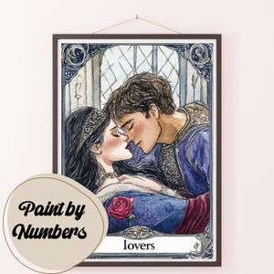 Paint by Numbers Kit for Adults: Eternal Lovers, DIY Painting, Painting Art for Decor, Gift Ideas, Homemade Wall Art Decor