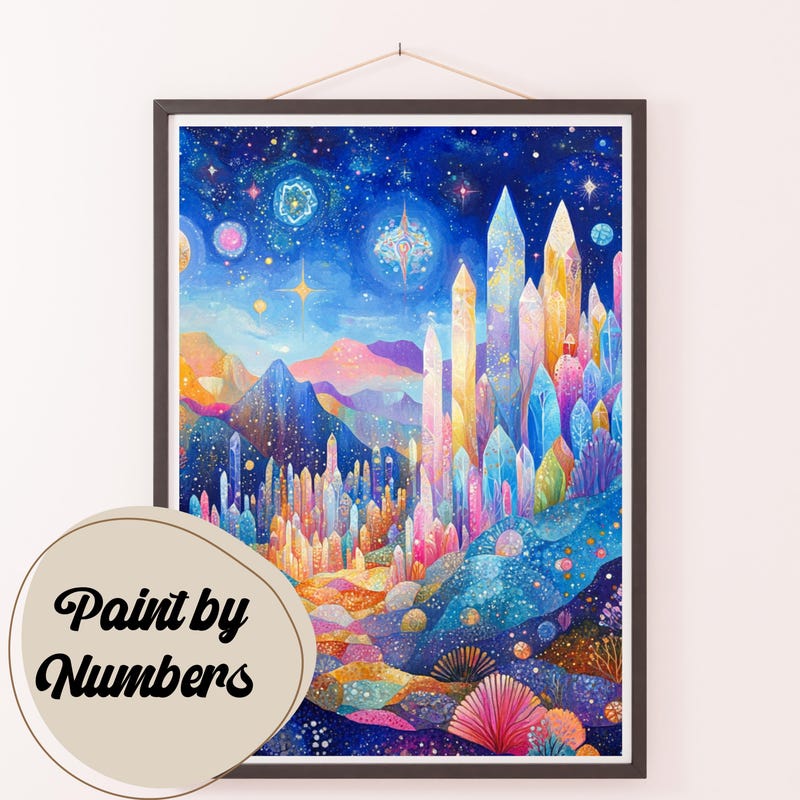 Crystal Guide.pdf Crystal Paint by Number - Etsy