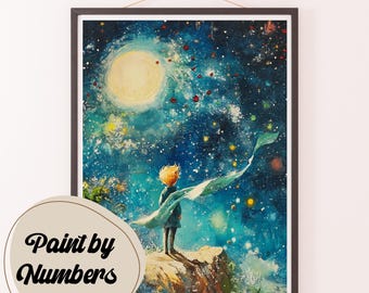 Starry Wanderer Paint by Numbers Kit: DIY Celestial Art