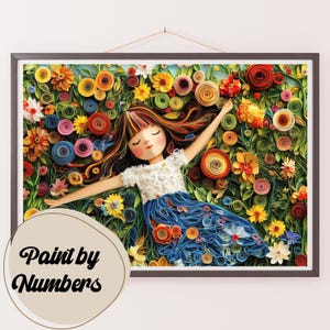Paint by Numbers Kit for Adults: Whimsical Dreamer, DIY Painting, Painting Art for Decor, Gift Ideas, Home Wall Art Decor