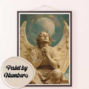 Paint by Numbers Kit for Adults: Celestial Guardian, DIY Painting, Painting Art for Decor, Gift Ideas, Home Wall Art Decor