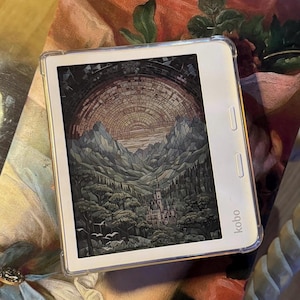Anpassad Romantasy Kindle-låsskärm: SJM, TOG-bakgrund (digital nedladdning)