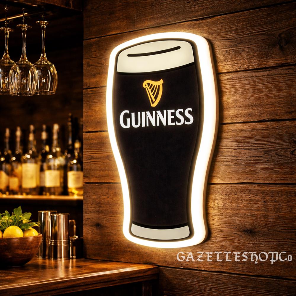 Guinness ビール ギネス ネオン パブミラー サイン 看板 照明 【公式通販】