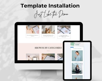Divi Template Installation Service