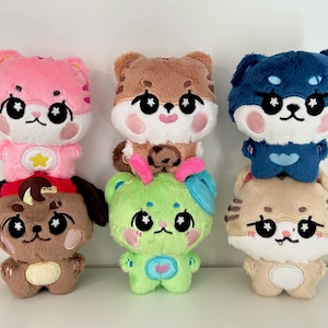 P1HARMONY Plushies - Keeho, Theo, Jiung, Intak, Soul and Jongseob
