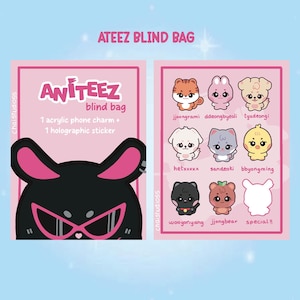 Ciondoli per telefono ATEEZ - BLIND Bags / ANITEEZ