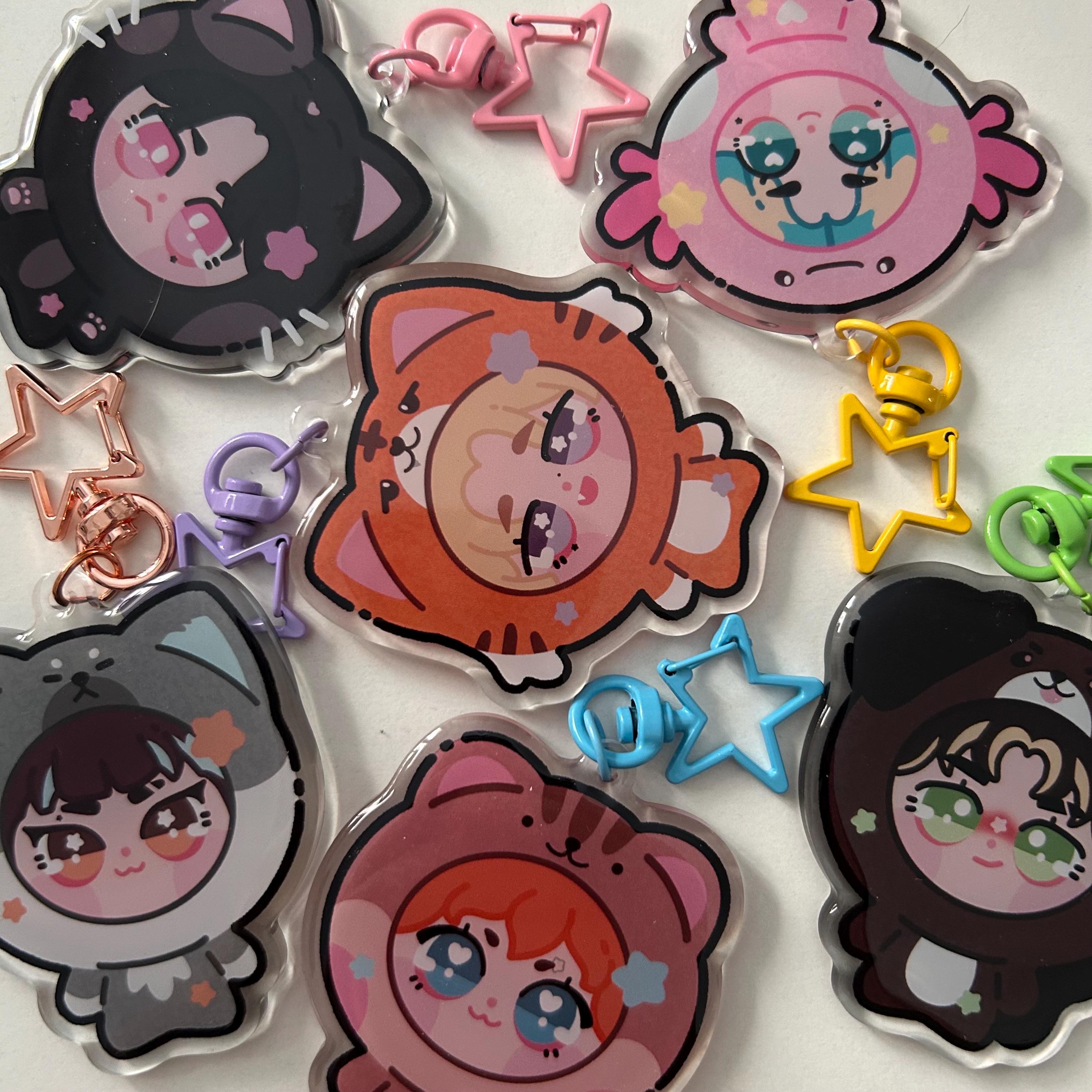 P1HARMONY Keychains - Keeho, Theo, Jiung, Intak, Soul and Jongseob