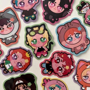P1HARMONY Sticker Packs - Keeho, Theo, Jiung, Intak, Soul und Jongseob