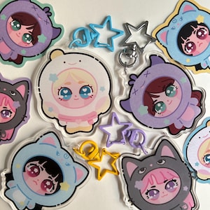 AESPA Keychains - Karina, Winter, Giselle and NingNing
