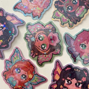 Pacchetto adesivi WINX Club - Bloom, Stella, Flora, Musa, Aisha e Tecna / ENCHANTIX