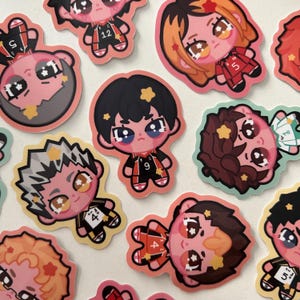 HAIKYUU! Sticker pack - Karasuno, Nekoma, Aoba Johsai and Fukurodani