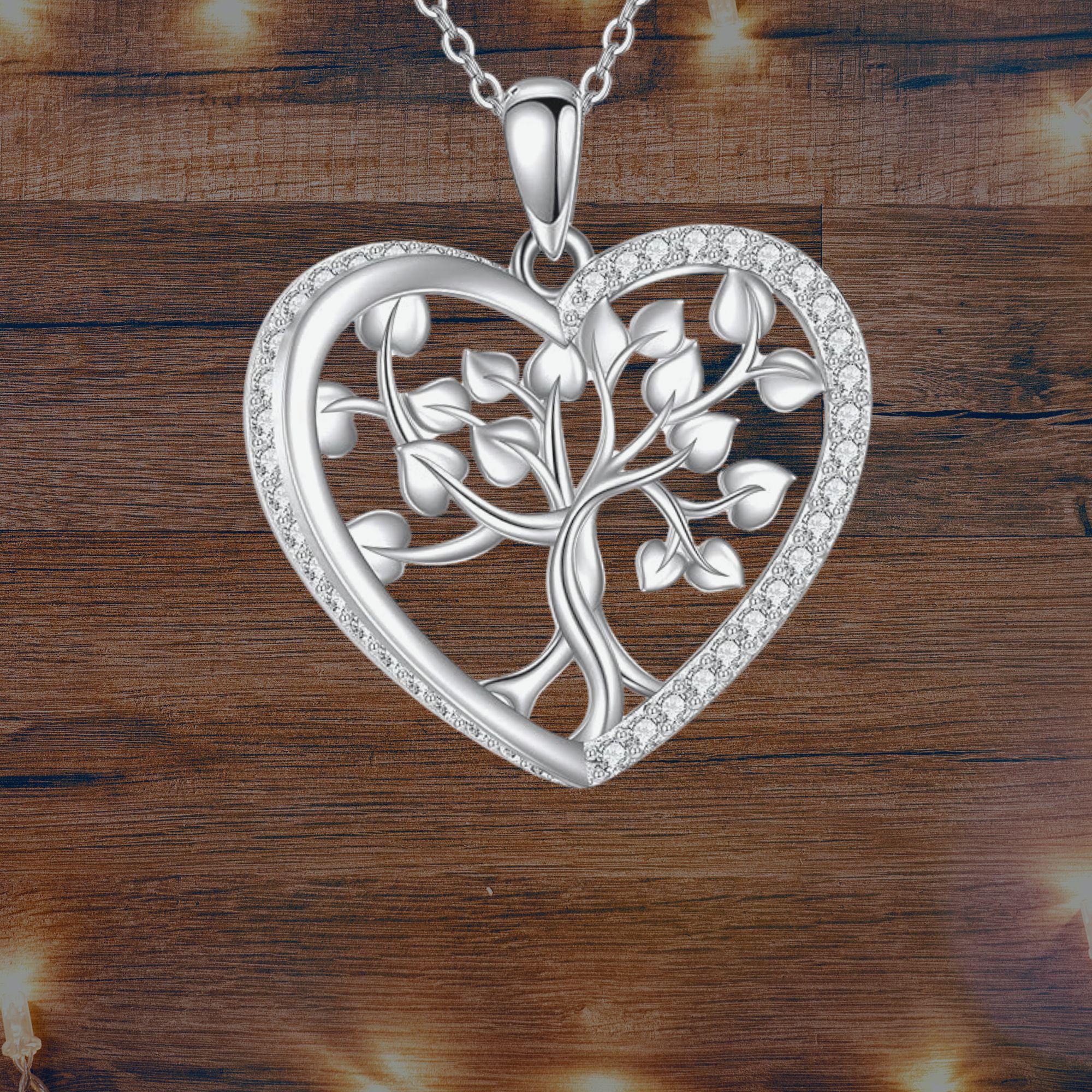 ONEFINITY クリスマスジュエリー ギフト 生命の木 五芒星 ネックレス 925スターリングシルバー アバロンシェル ペンタクル ウィッカ 異教　並行輸入 ONEFINITY クリスマスジュエリー ギフト 生命の木 五芒星 ネックレス