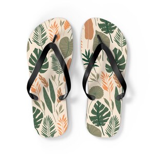 Personalized Flip Flops: Summer Beach Slippers, Cushioned EVA Sole