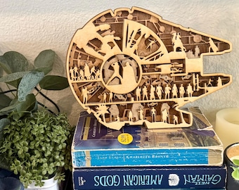 Arte de estantería de Star Wars