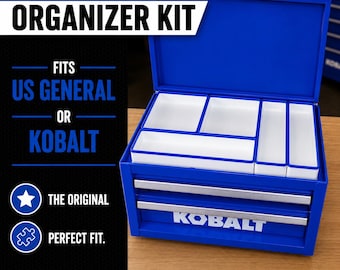 Kobalt Mini Toolbox Organization Kit – Also compatible with Harbor Freight/US General