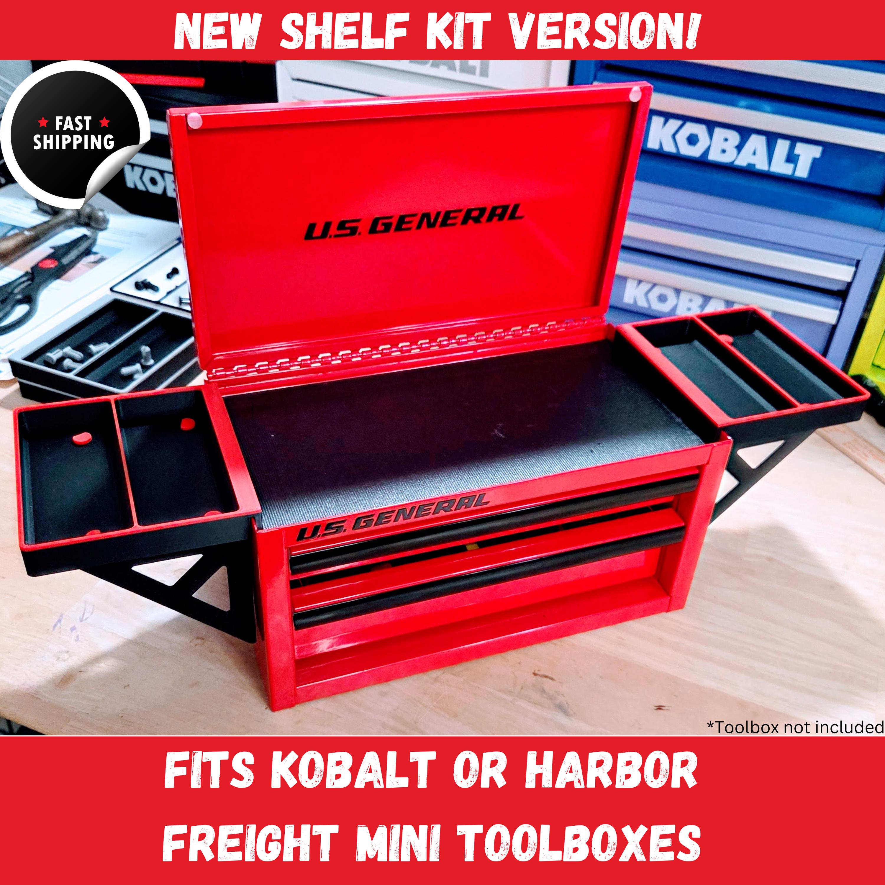 The Original Shelf Kit for Mini Toolbox - Fits Harbor Freight or