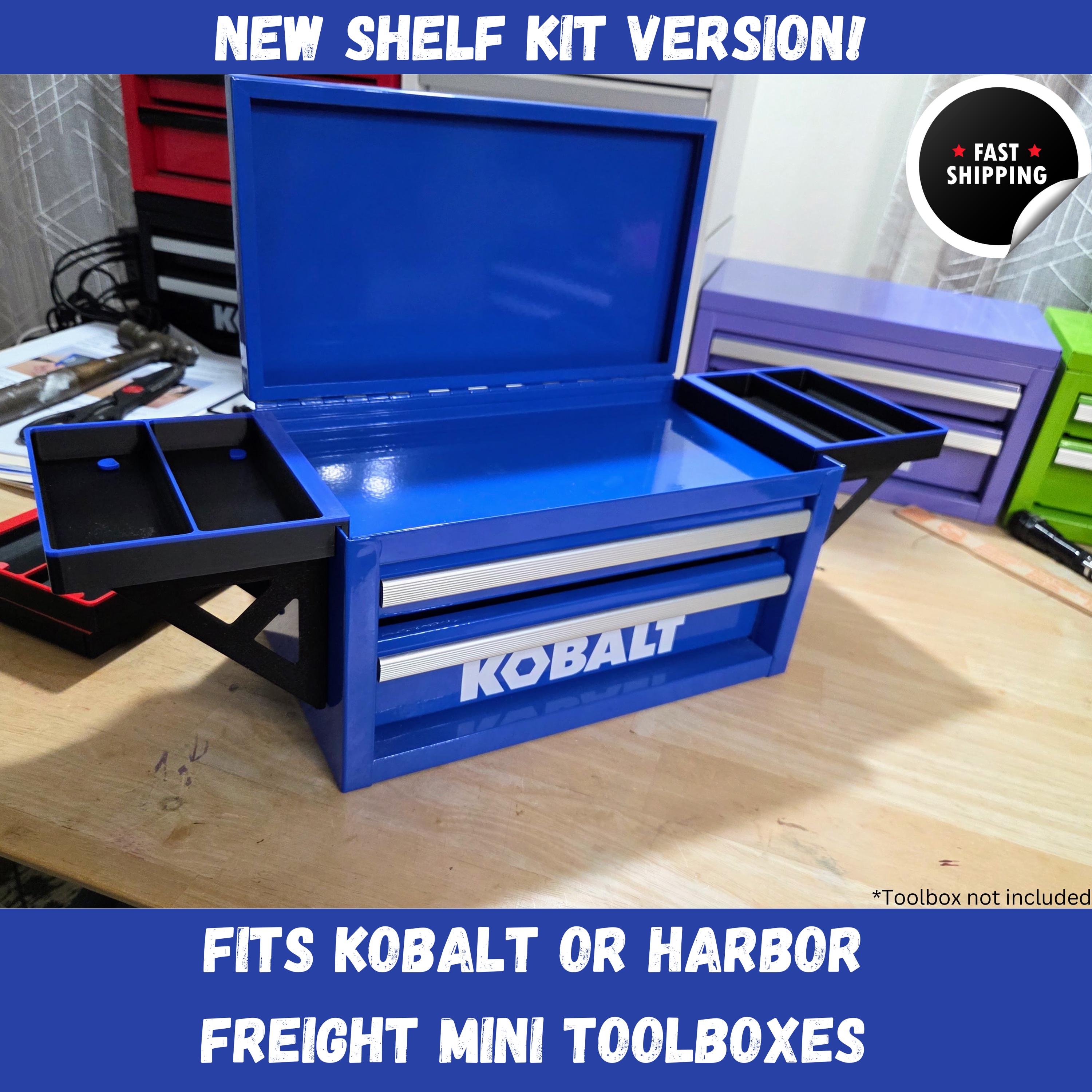 Mini Toolbox Shelf Kit | Fits Kobalt, Harbor Freight, US General