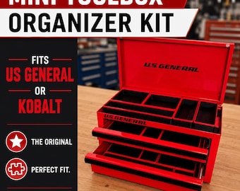 Harbor Freight Mini Toolbox Organizer Kit – Also Kobalt Compatible