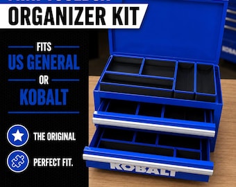 Kobalt Mini Toolbox Organization Kit – Also compatible with Harbor Freight - get organized!
