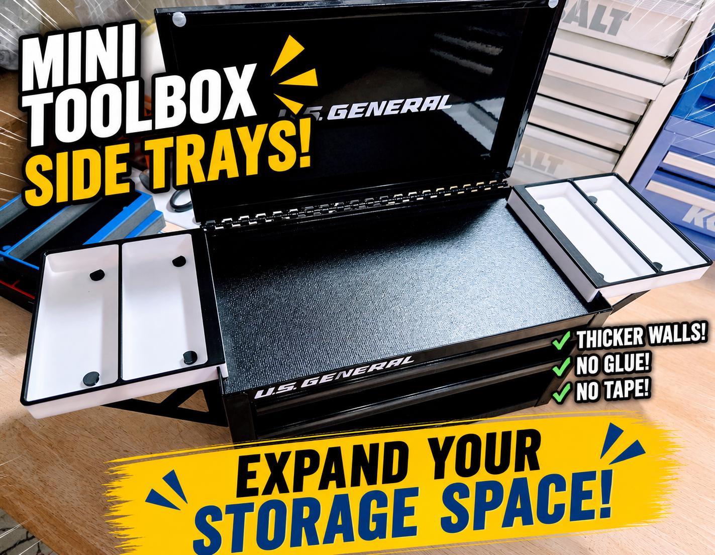 Shelf Kit for Your Harbor Freight or Kobalt Mini Toolbox - the