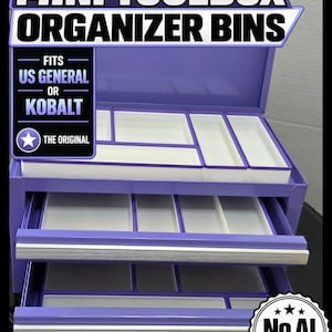Kobalt Mini Toolbox Organization Bins – Also fits US General / Harbor Freight!