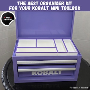 The Original Organization Kit for the Kobalt Mini Toolbox. Also fits Harbor Freight. Get organized in 2026!