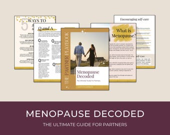 Menopause Support Guide for Partners | Digital Ebook for Menopause | Relationship Tips & Self-Care During Menopause