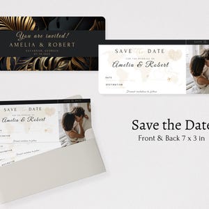 Travel-inspired wedding invitation suite with passport, boarding pass, and tag templates for printing.