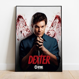 Póster de Dexter, arte de pared, impresión de la serie de televisión, regalo de programa de televisión