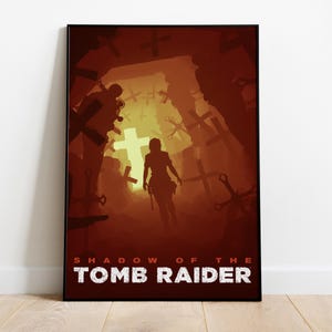 Shadow of the Tomb Raider Poster, Wall Art, Game Print, Gift for Gamers #3