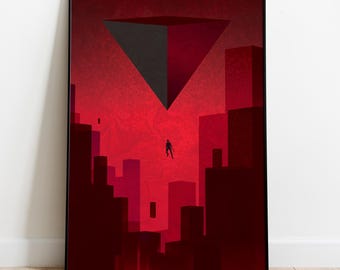 Control Poster, Wall Art, Game Print, Gift for Gamers #2