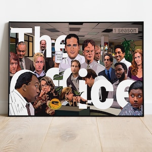 Poster The Office, arte murale, stampa serie TV, regalo programma TV