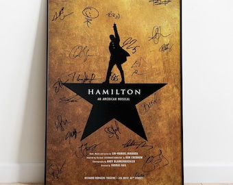 Hamilton Poster, Wall Art, Movie Print, Gift for Film Fans