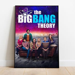 Big Bang Theory Poster, Wall Art, TV Series Print, TV Show Gift