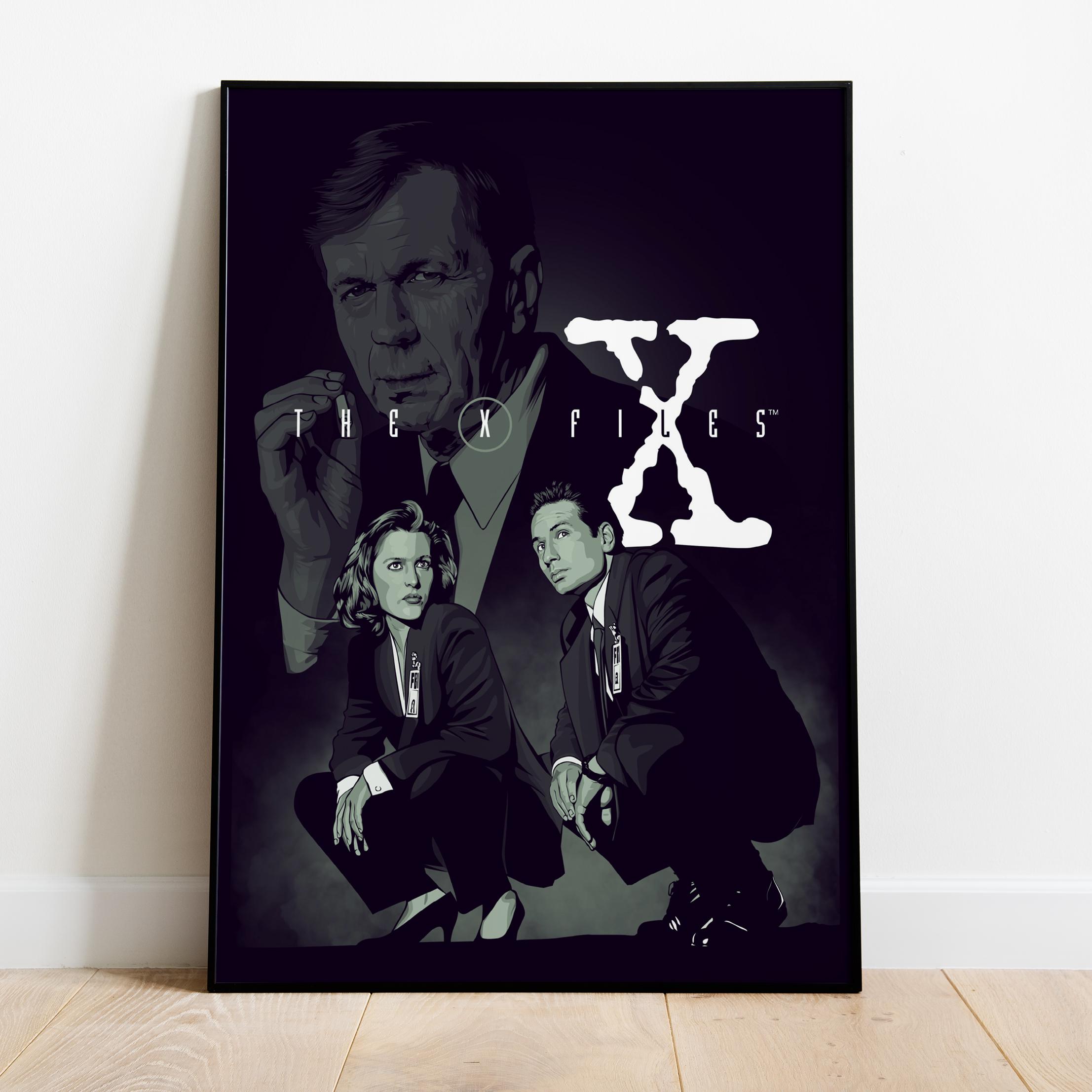 The X-files Poster, Wall Art, TV Series Print, TV Show Gift - Etsy