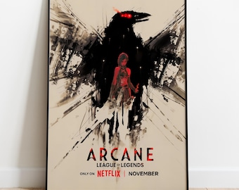Arcane Poster, Wall Art, TV Series Print, TV Show Gift #2