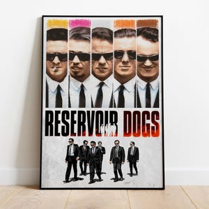 Reservoir Dogs Poster, Wall Art, Movie Print, Gift for Film Fans