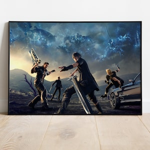 Final Fantasy Poster, Wall Art, Game Print, Gift for Gamers #2